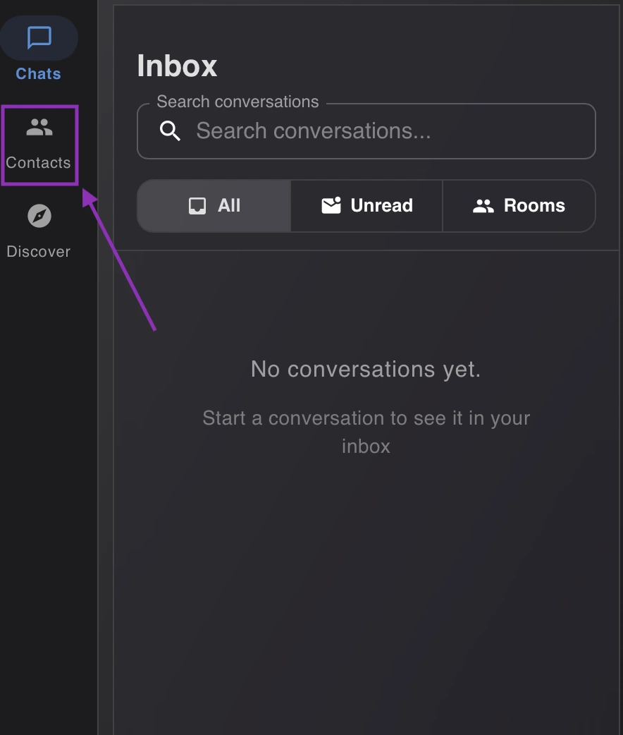 MIM Web Client roster